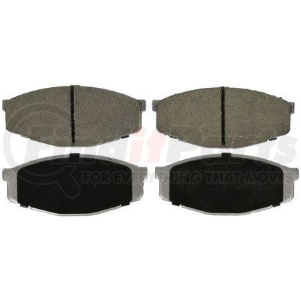 PD207 by WAGNER - Wagner Brake ThermoQuiet PD207 Ceramic Disc Brake Pad Set