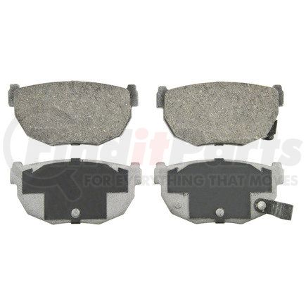 PD272 by WAGNER - Wagner Brake ThermoQuiet PD272 Ceramic Disc Brake Pad Set