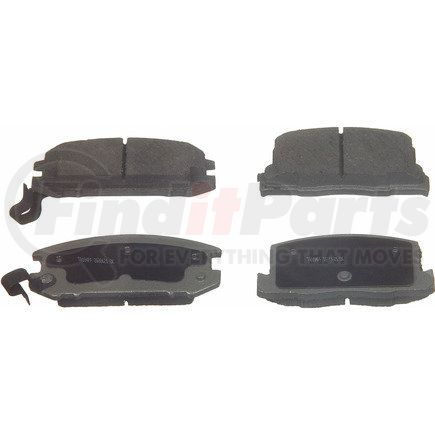 PD309 by WAGNER - Wagner Brake ThermoQuiet PD309 Ceramic Disc Brake Pad Set