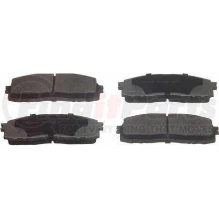PD337 by WAGNER - Wagner Brake ThermoQuiet PD337 Disc Brake Pad Set