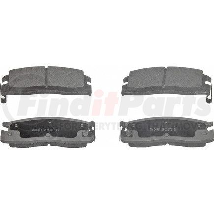 PD398A by WAGNER - Wagner Brake ThermoQuiet PD398A Ceramic Disc Brake Pad Set