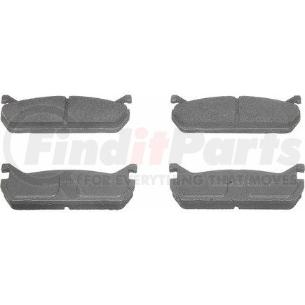 PD458 by WAGNER - Wagner Brake ThermoQuiet PD458 Disc Brake Pad Set