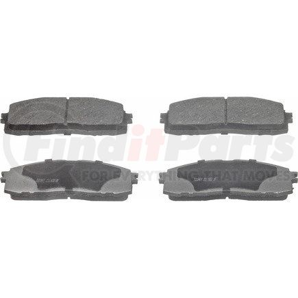 PD432 by WAGNER - Wagner Brake ThermoQuiet PD432 Ceramic Disc Brake Pad Set