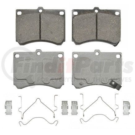 PD473 by WAGNER - Wagner Brake ThermoQuiet PD473 Disc Brake Pad Set