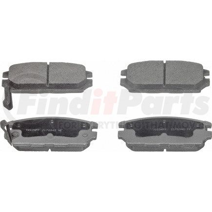 PD532 by WAGNER - Wagner Brake ThermoQuiet PD532 Disc Brake Pad Set