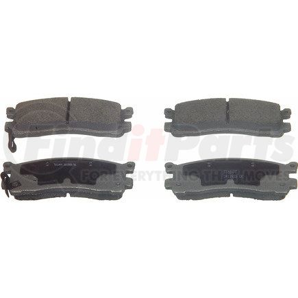 PD553 by WAGNER - Wagner Brake ThermoQuiet PD553 Ceramic Disc Brake Pad Set
