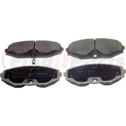 PD587 by WAGNER - Wagner Brake ThermoQuiet PD587 Disc Brake Pad Set