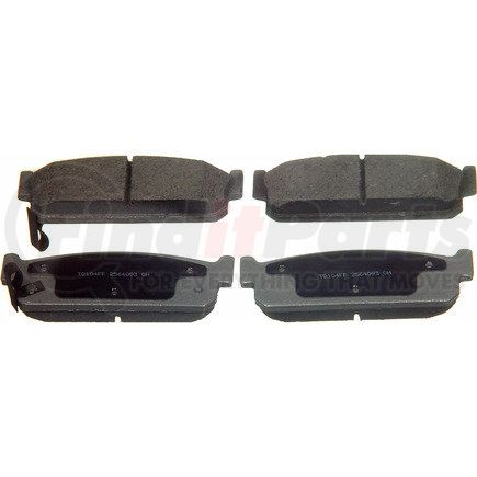 PD588 by WAGNER - Wagner Brake ThermoQuiet PD588 Disc Brake Pad Set