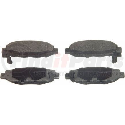 PD572 by WAGNER - Wagner Brake ThermoQuiet PD572 Disc Brake Pad Set