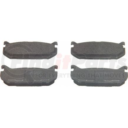 PD584 by WAGNER - Wagner Brake ThermoQuiet PD584 Ceramic Disc Brake Pad Set