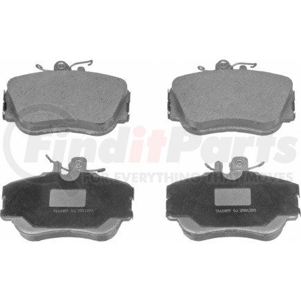 PD645 by WAGNER - Wagner Brake ThermoQuiet PD645 Disc Brake Pad Set