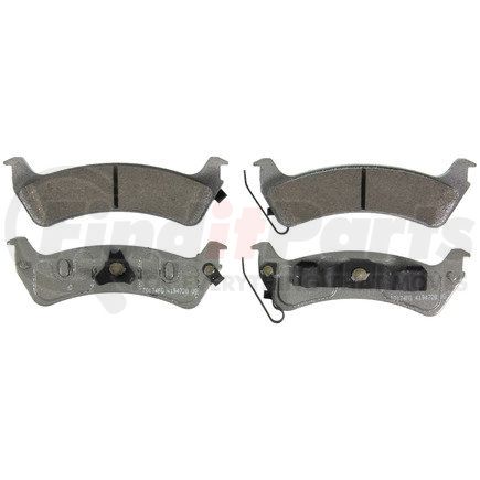 PD666 by WAGNER - Wagner Brake ThermoQuiet PD666 Disc Brake Pad Set