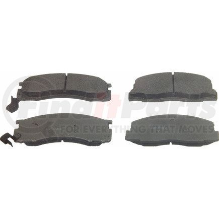 PD615 by WAGNER - Wagner Brake ThermoQuiet PD615 Disc Brake Pad Set