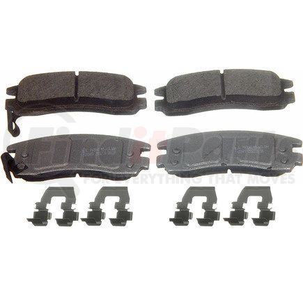 PD698 by WAGNER - Wagner Brake ThermoQuiet PD698 Ceramic Disc Brake Pad Set