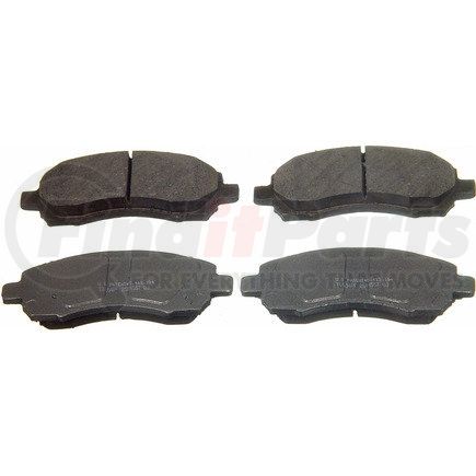 PD722 by WAGNER - Wagner Brake ThermoQuiet PD722 Disc Brake Pad Set