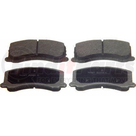 PD677 by WAGNER - Wagner Brake ThermoQuiet PD677 Disc Brake Pad Set