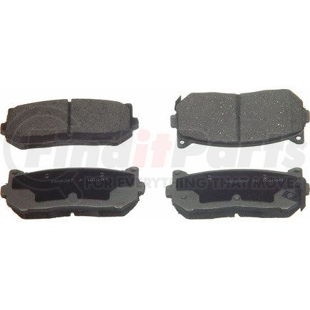 PD775 by WAGNER - Wagner Brake ThermoQuiet PD775 Disc Brake Pad Set