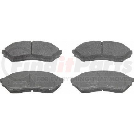 PD798 by WAGNER - Wagner Brake ThermoQuiet PD798 Disc Brake Pad Set