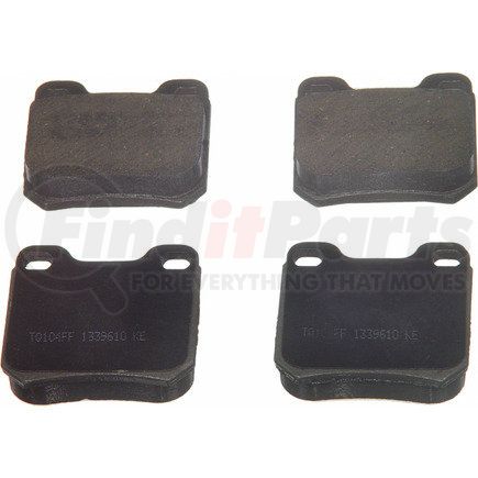 PD811 by WAGNER - Wagner Brake ThermoQuiet PD811 Disc Brake Pad Set