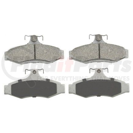 PD724 by WAGNER - Wagner Brake ThermoQuiet PD724 Disc Brake Pad Set