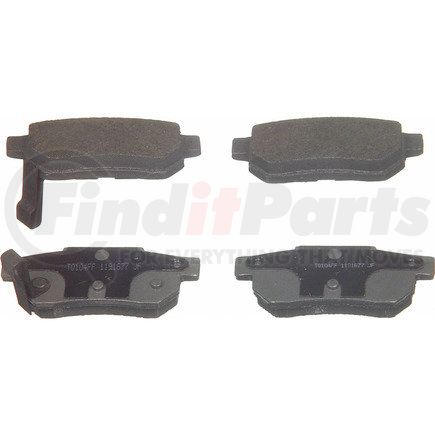 PD743 by WAGNER - Wagner Brake ThermoQuiet PD743 Disc Brake Pad Set