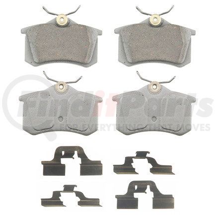 QC340A by WAGNER - Wagner Brake ThermoQuiet QC340A Ceramic Disc Brake Pad Set