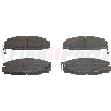 QC363A by WAGNER - Wagner Brake ThermoQuiet QC363A Ceramic Disc Brake Pad Set