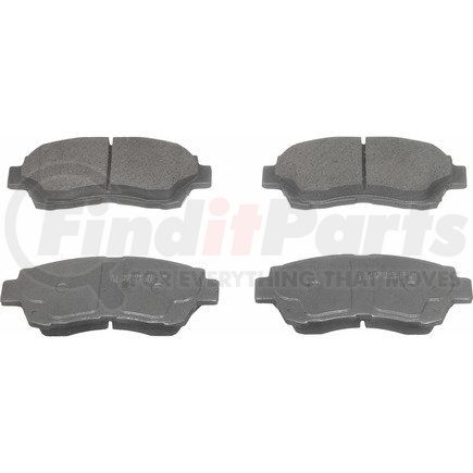 QC476 by WAGNER - Wagner Brake ThermoQuiet QC476 Ceramic Disc Brake Pad Set