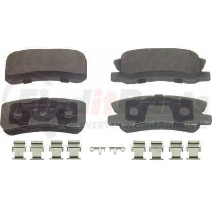 PD868 by WAGNER - Wagner Brake ThermoQuiet PD868 Ceramic Disc Brake Pad Set