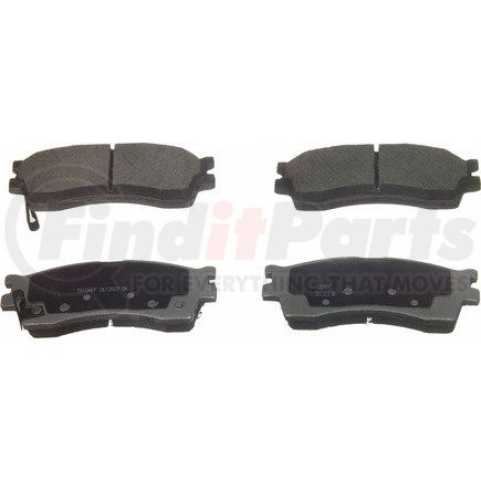 PD889 by WAGNER - Wagner Brake ThermoQuiet PD889 Disc Brake Pad Set