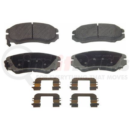 PD924 by WAGNER - Wagner Brake ThermoQuiet PD924 Ceramic Disc Brake Pad Set