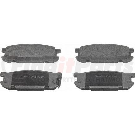 PD891 by WAGNER - Wagner Brake ThermoQuiet PD891 Disc Brake Pad Set