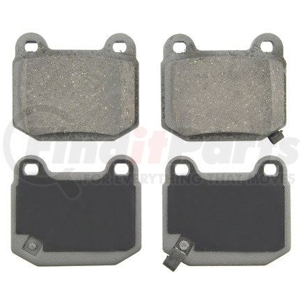 PD961 by WAGNER - Wagner Brake ThermoQuiet PD961 Ceramic Disc Brake Pad Set