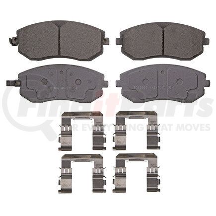 PD929A by WAGNER - Wagner Brake ThermoQuiet PD929A Ceramic Disc Brake Pad Set