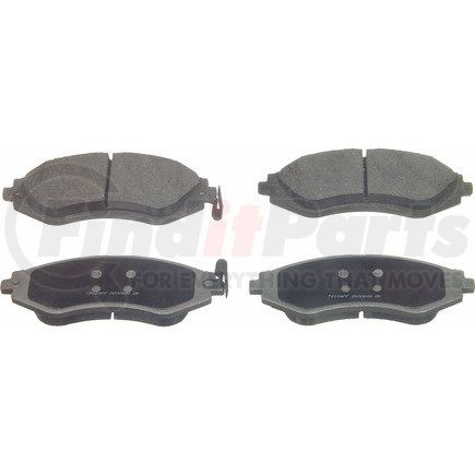 PD1035 by WAGNER - Wagner Brake ThermoQuiet PD1035 Ceramic Disc Brake Pad Set