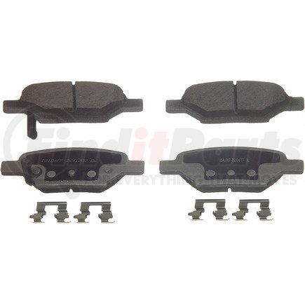 PD1033A by WAGNER - Wagner Brake ThermoQuiet PD1033A Ceramic Disc Brake Pad Set