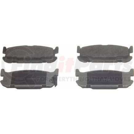 PD1002 by WAGNER - Wagner Brake ThermoQuiet PD1002 Disc Brake Pad Set