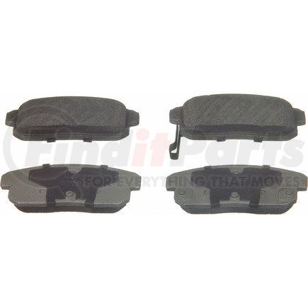 PD1008 by WAGNER - Wagner Brake ThermoQuiet PD1008 Disc Brake Pad Set