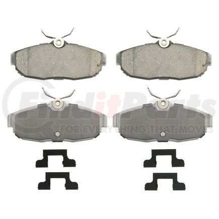 PD1082 by WAGNER - Wagner Brake ThermoQuiet PD1082 Disc Brake Pad Set