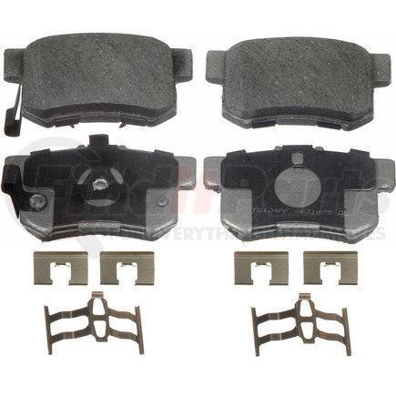PD1086 by WAGNER - Wagner Brake ThermoQuiet PD1086 Ceramic Disc Brake Pad Set