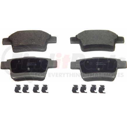 PD1071 by WAGNER - Wagner Brake ThermoQuiet PD1071 Ceramic Disc Brake Pad Set