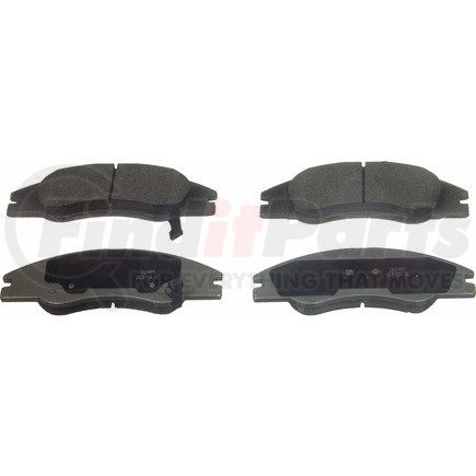 PD1074 by WAGNER - Wagner Brake ThermoQuiet PD1074 Disc Brake Pad Set