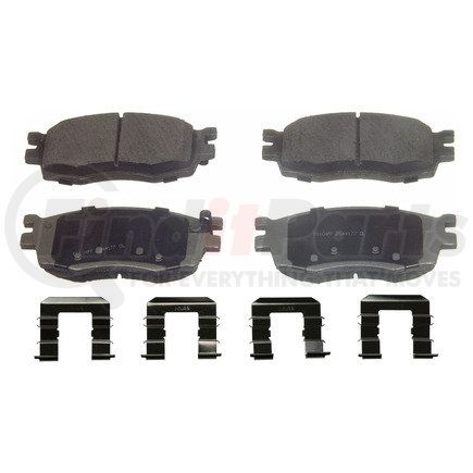 PD1156 by WAGNER - Wagner Brake ThermoQuiet PD1156 Disc Brake Pad Set