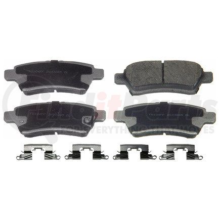 PD1101 by WAGNER - Wagner Brake ThermoQuiet PD1101 Disc Brake Pad Set