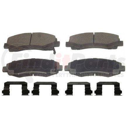 PD1102 by WAGNER - Wagner Brake ThermoQuiet PD1102 Ceramic Disc Brake Pad Set