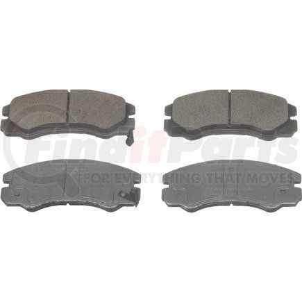 QC579A by WAGNER - Wagner Brake ThermoQuiet QC579A Ceramic Disc Brake Pad Set