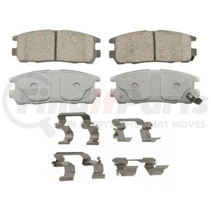 QC580 by WAGNER - Wagner Brake ThermoQuiet QC580 Ceramic Disc Brake Pad Set