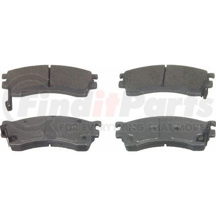 QC583 by WAGNER - Wagner Brake ThermoQuiet QC583 Ceramic Disc Brake Pad Set