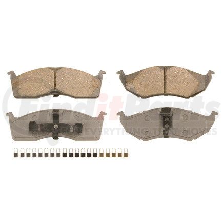 QC591 by WAGNER - Wagner Brake ThermoQuiet QC591 Ceramic Disc Brake Pad Set