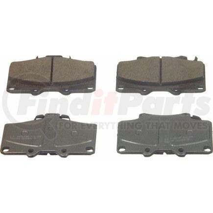 QC611 by WAGNER - Wagner Brake ThermoQuiet QC611 Ceramic Disc Brake Pad Set